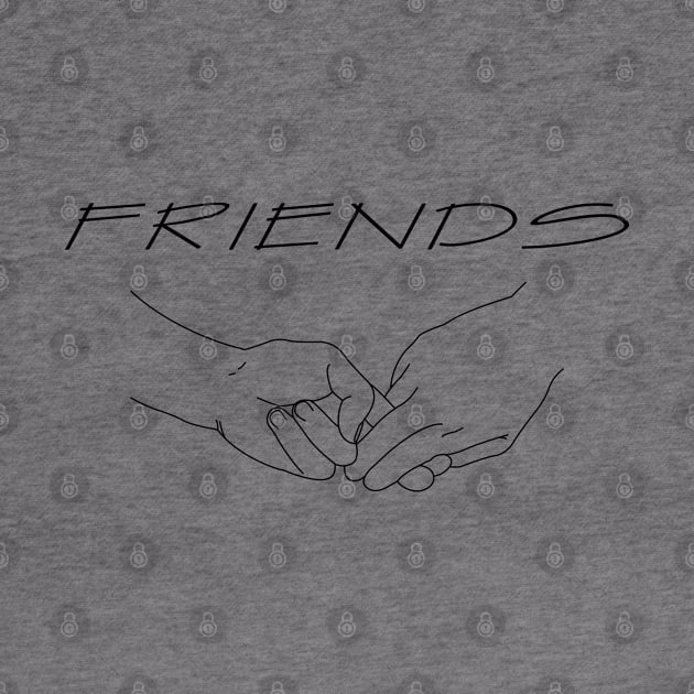 Friends - Black by SanTees